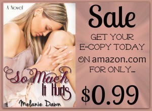 Book 1 in this series, So Much It Hurts, is on sale for the duration of the tour! Click here to get your copy!